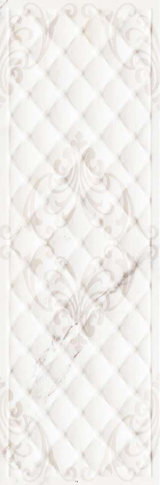 Декоративные элементы Ascot Glamourwall Calacatta Capitone Dec GMC10CD, цвет белый, поверхность глянцевая, прямоугольник, 250x750