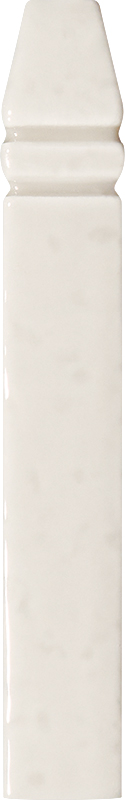 Спецэлементы Grazia Shades Of Art Ang. Zoccolo Alabaster ZOSA1, цвет белый, поверхность матовая, прямоугольник, 17x130