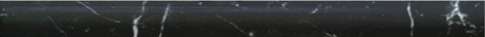 Бордюры Cinca Marmores Marquina Black Sigaro 0450/082, цвет чёрный, поверхность матовая, прямоугольник, 25x320