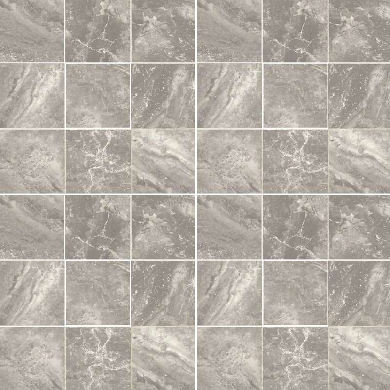 Мозаика Fly Zone Temple Stones Mosaico Grigio Polished Rect., цвет серый, поверхность полированная, квадрат, 300x300