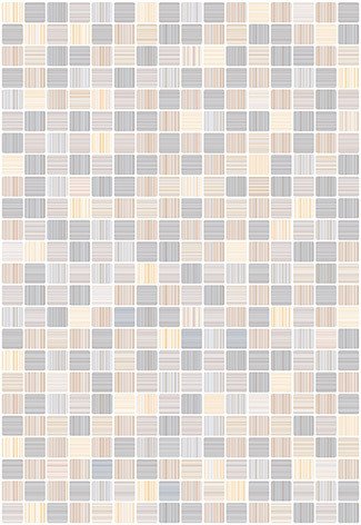 Мозаика Керамин Гламур 7C, цвет бежевый, поверхность глянцевая, прямоугольник, 400x275