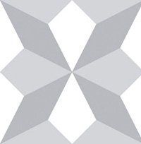 Декоративные элементы Ege Seramik Milano Amendola Grey 200X200MLN51, цвет серый, поверхность матовая, квадрат, 200x200