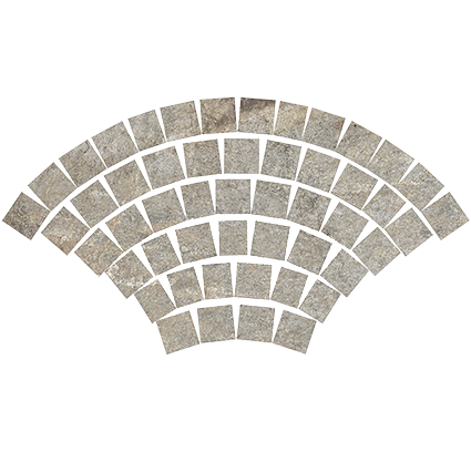 Декоративные элементы Caesar Shapes Of It Monviso Ventaglio AFRO, цвет серый, поверхность матовая, , 532x1030