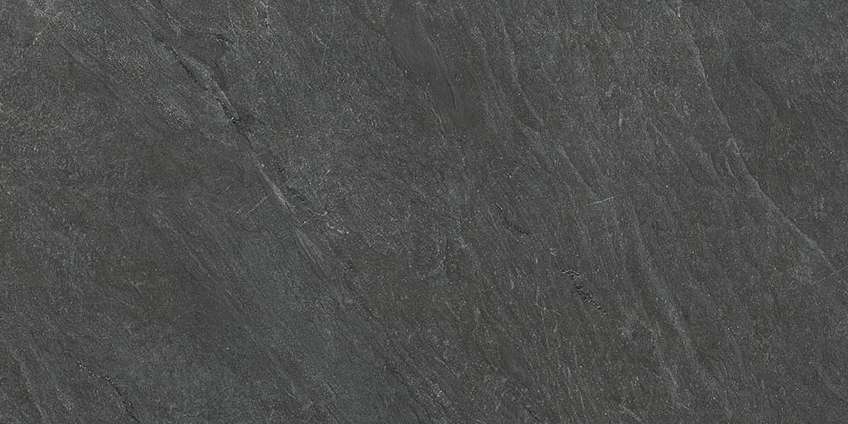 Широкоформатный керамогранит Laminam In-Side Pietra di Cardoso Nero Fiammato LAMF009919_IT (Толщина 12 мм), цвет чёрный, поверхность структурированная, прямоугольник, 1620x3240