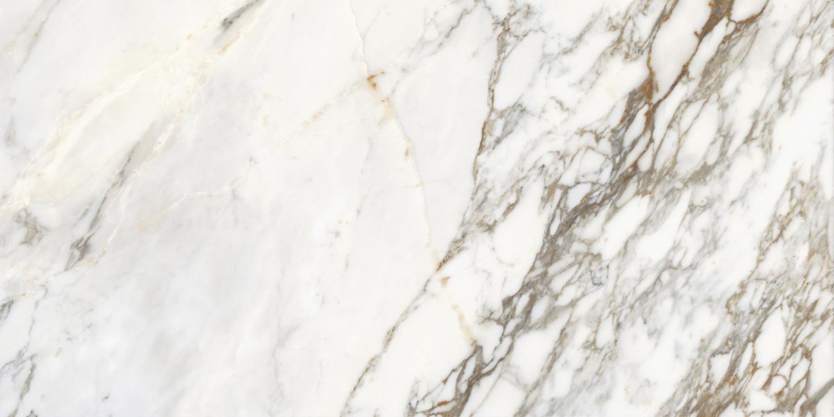 Керамогранит Laparet Calacatta Roma Polir, цвет белый серый бежевый, поверхность полированная, прямоугольник, 600x1200