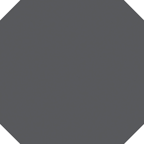 Керамическая плитка Vives Vodevil Octogono Cabaret Antracita, цвет серый, поверхность матовая, восьмиугольник, 200x200