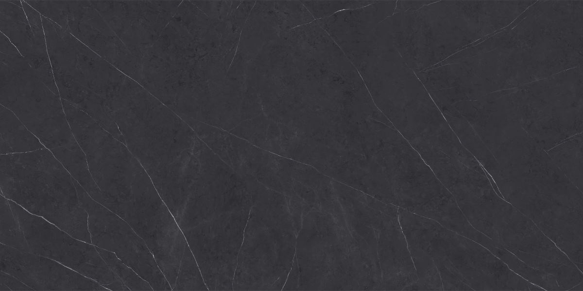 Широкоформатный керамогранит Urbatek Liem Black Polished (9mm) 100235285, цвет чёрный, поверхность полированная, прямоугольник, 1500x3000
