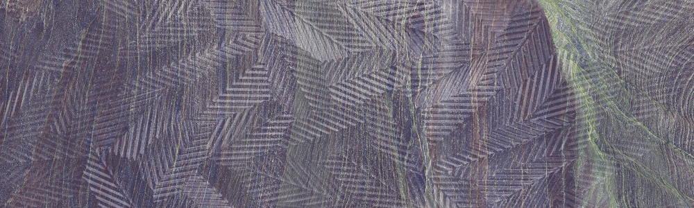 Керамическая плитка Aparici Vivid Lavender Granite Floret, цвет фиолетовый, поверхность глянцевая, прямоугольник, 298x996