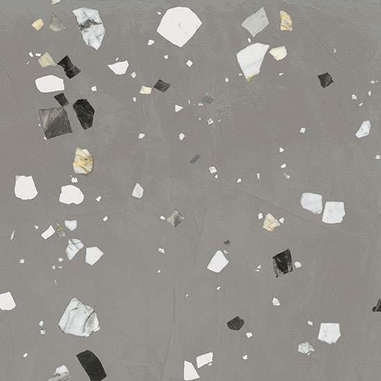 Керамогранит Fioranese Schegge Deco Cenere, цвет серый, поверхность матовая, квадрат, 600x600