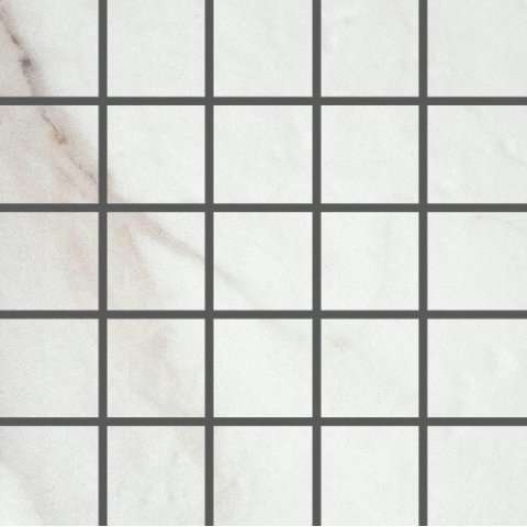 Мозаика Grespania Calacata Lucca, цвет белый, поверхность полированная, квадрат, 300x300