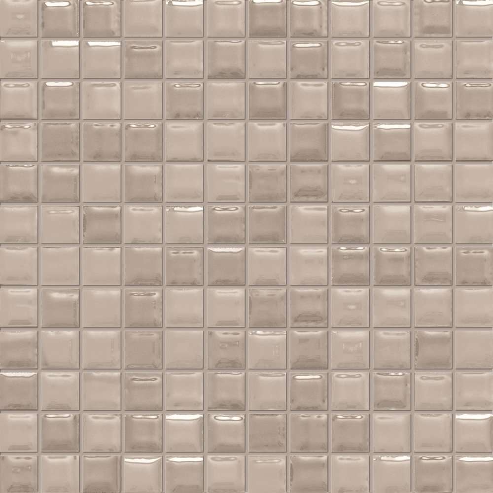 Мозаика Supergres Lace Tan Mosaico LTMS, цвет серый, поверхность глянцевая, квадрат, 305x305