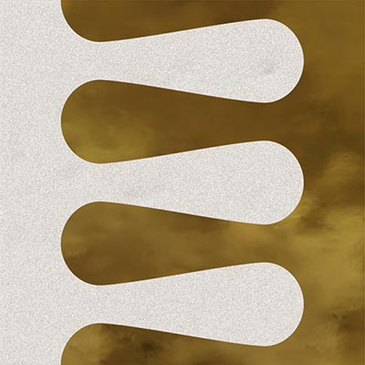 Декоративные элементы Vives Filippo Soul Mitra Nacar Oro, цвет белый золотой, поверхность матовая, квадрат, 200x200