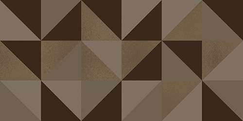 Декоративные элементы Керлайф Stella Geometrico Moca, цвет коричневый, поверхность глянцевая, прямоугольник, 315x630