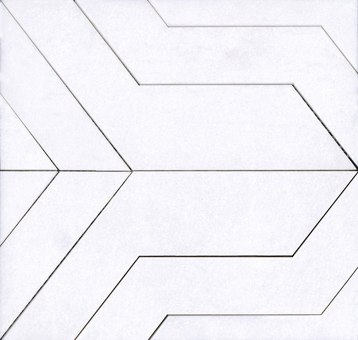Мозаика L'Antic Colonial Focus White L241717141, цвет белый, поверхность матовая, прямоугольник, 280x290