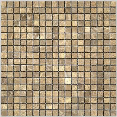 Мозаика Natural Mosaic I-Тilе (1,5X1,5) 4M036-15T, цвет коричневый, поверхность матовая, квадрат, 298x298