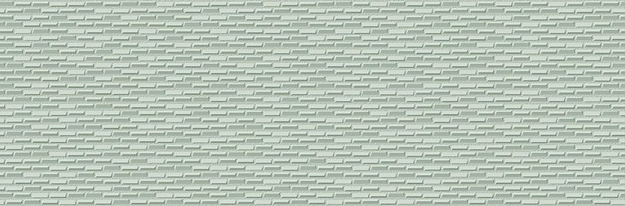 Керамическая плитка Emigres Fan Kite Verde, цвет зелёный, поверхность глянцевая, прямоугольник, 250x750