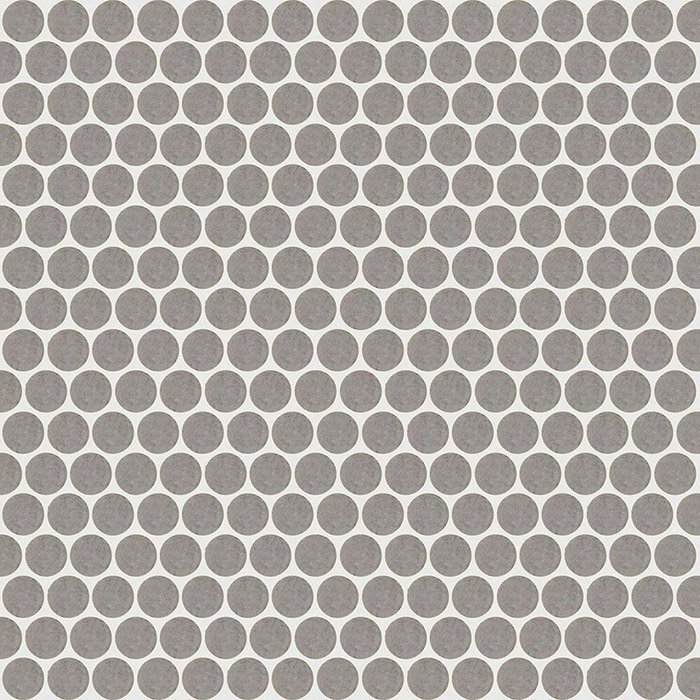 Мозаика Rex Extra Light Circle Oyster 735615, цвет серый, поверхность глянцевая, квадрат, 300x300