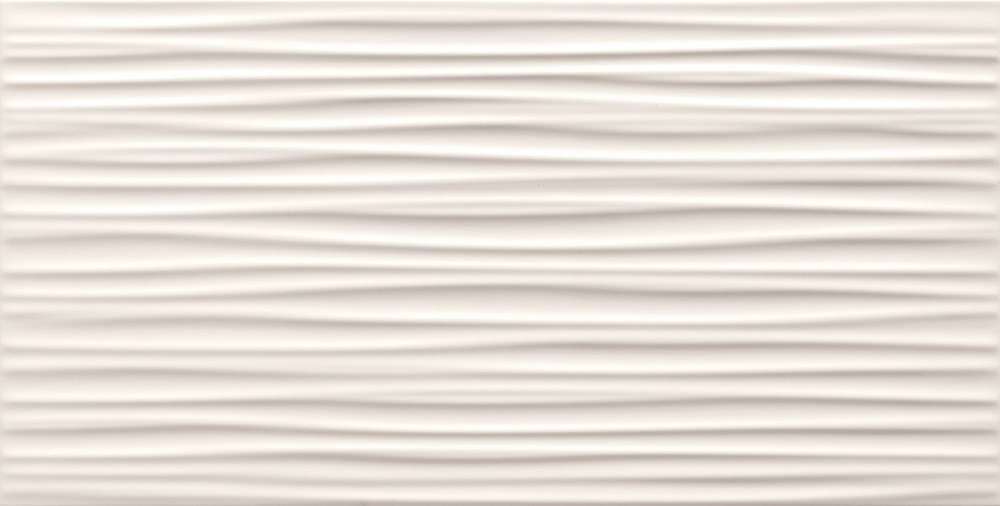 Керамическая плитка Tubadzin Tibi White STR, цвет белый, поверхность матовая, прямоугольник, 308x608