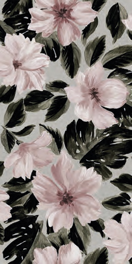 Керамогранит Ornamenta Mini Operae Flowers Pink OP60120FWP, цвет розовый, поверхность матовая, прямоугольник, 600x1200