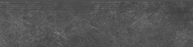 Ступени Cerrad Tacoma Steel Engraved Stair, цвет чёрный тёмный, поверхность матовая, прямоугольник, 300x1200