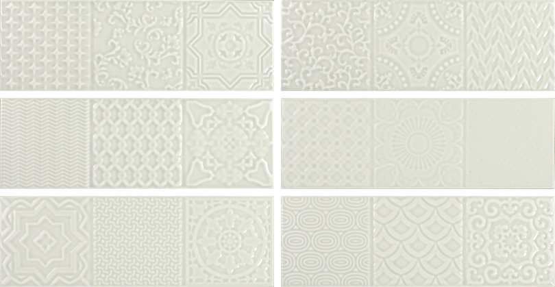Керамическая плитка Monopole Esencia Relieve Botella Brillo, цвет серый, поверхность глянцевая, прямоугольник, 100x300