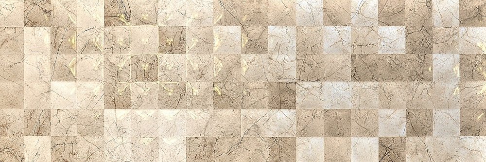 Керамическая плитка Kerasol Palmira Mosaico Sand Rectificado, цвет бежевый, поверхность полированная, прямоугольник, 300x900