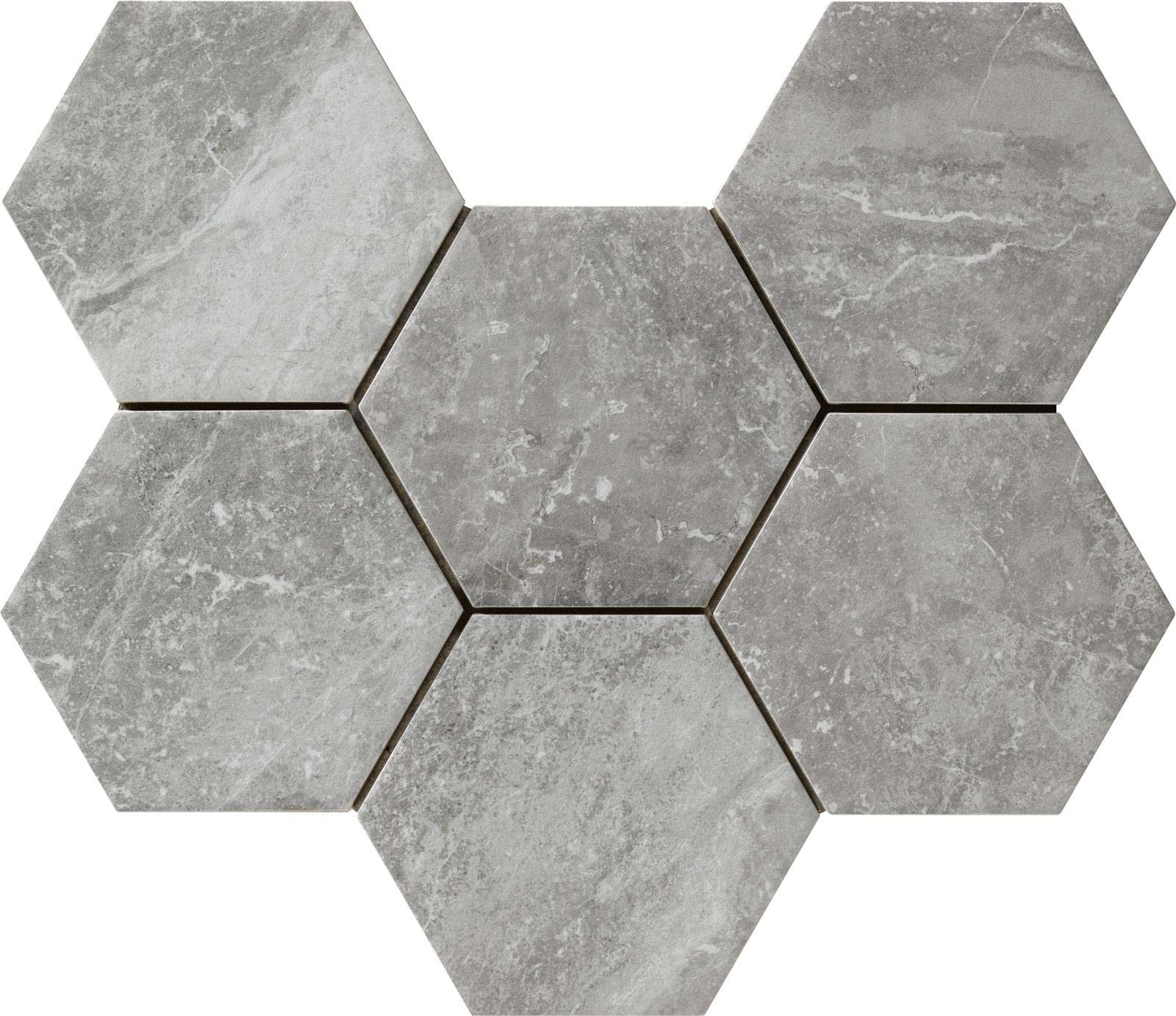 Керамогранит Ragno Bistrot Crux Grey R4TE, цвет серый, поверхность матовая, прямоугольник, 210x182