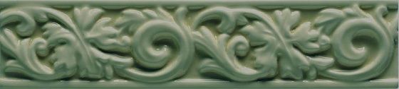 Бордюры Grazia Essenze Voluta Pino VO500, цвет зелёный, поверхность глянцевая, прямоугольник, 60x260
