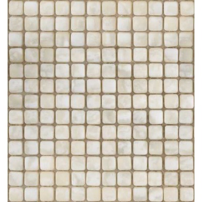 Мозаика  Square White Beige Nat JS0808FX-M1, цвет бежевый, поверхность натуральная, квадрат, 300x300