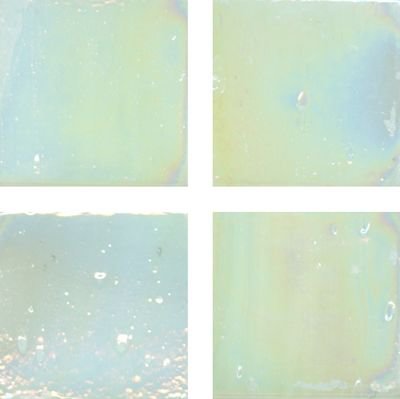 Мозаика Irida Fleur 15.R131(2), цвет голубой, поверхность глянцевая, квадрат, 237x237