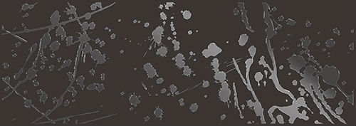 Декоративные элементы Керлайф Strato Acqua Moca, цвет чёрный, поверхность глянцевая, прямоугольник, 251x709