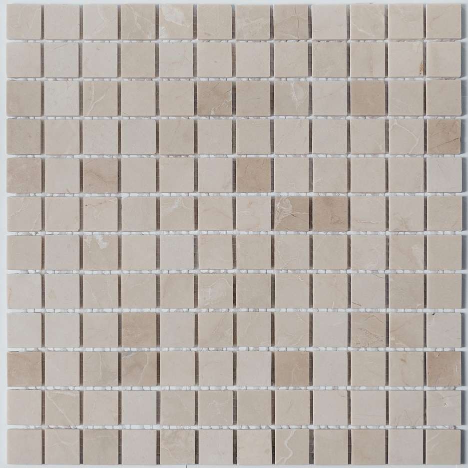 Мозаика NS Mosaic KP-747, цвет бежевый, поверхность полированная, квадрат, 298x298