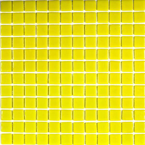 Мозаика Mosavit Monocolores Amarillo MC-701, цвет жёлтый, поверхность глянцевая, квадрат, 316x316