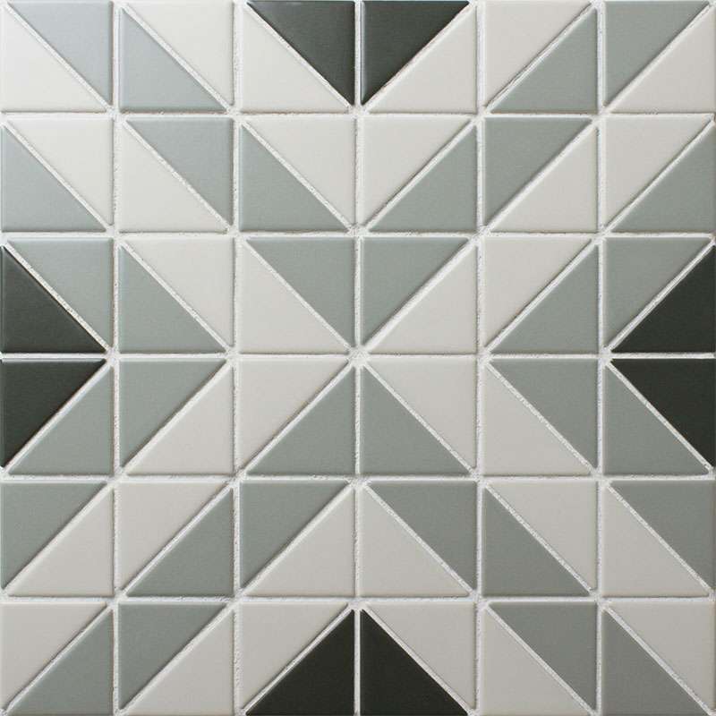 Мозаика Starmosaic Albion Cube Olive, цвет бежевый, поверхность матовая, квадрат, 259x259