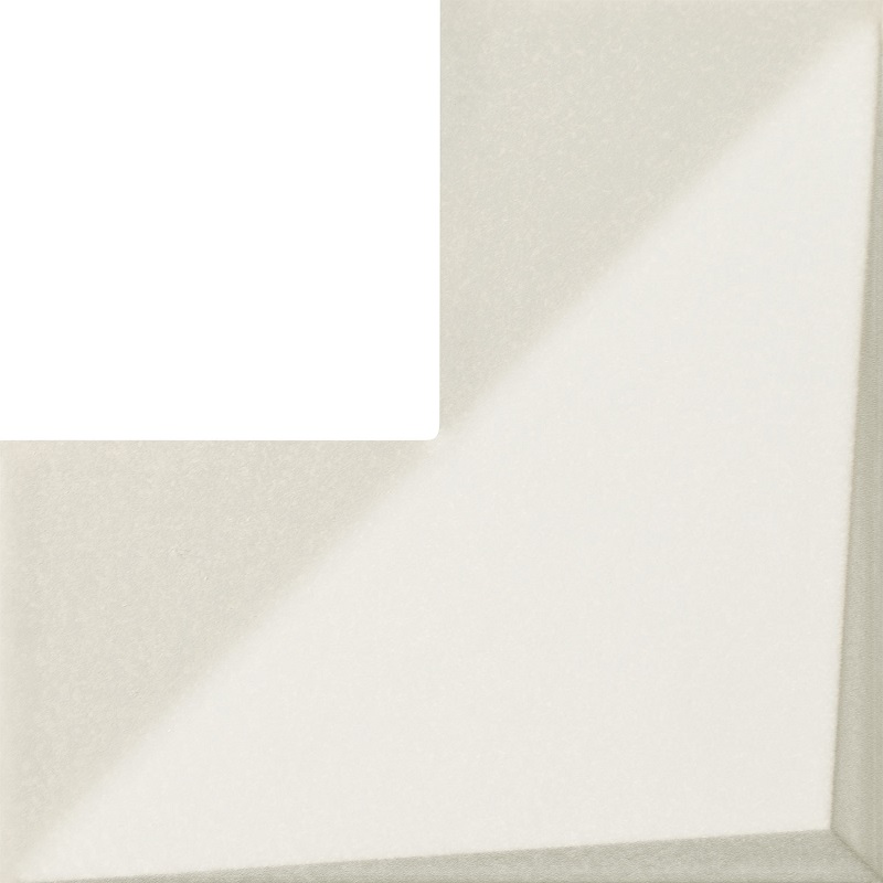 Керамическая плитка Tubadzin W-Coma White STR, цвет белый, поверхность рельефная, шестиугольник, 200x200
