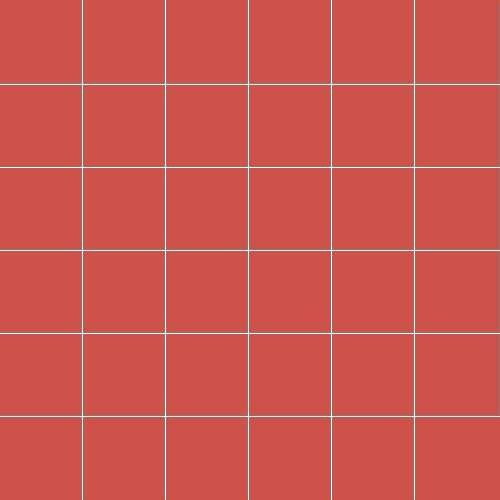 Мозаика Ce.Si Matt Corallo Rete 5x5, цвет терракотовый, поверхность матовая, квадрат, 300x300