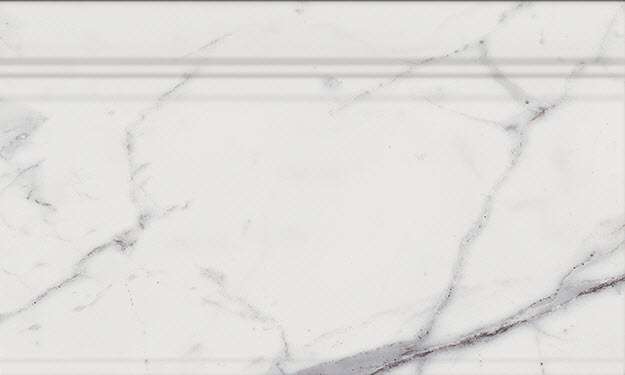 Бордюры Italon Charme Evo Wall Statuario Alzata 600090000325, цвет серый, поверхность глянцевая, прямоугольник, 150x250