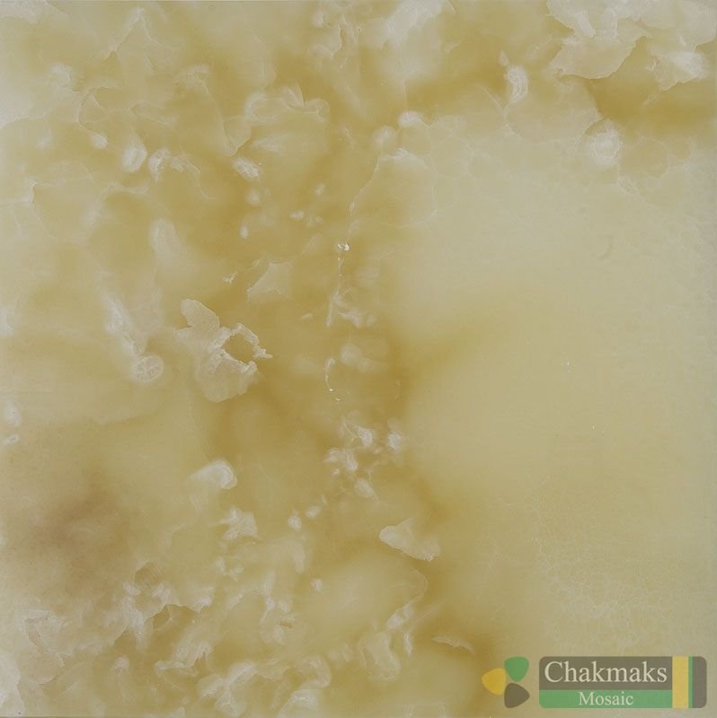 Керамическая плитка Chakmaks Naturmod Light Honey Onix, цвет жёлтый, поверхность матовая, квадрат, 305x305