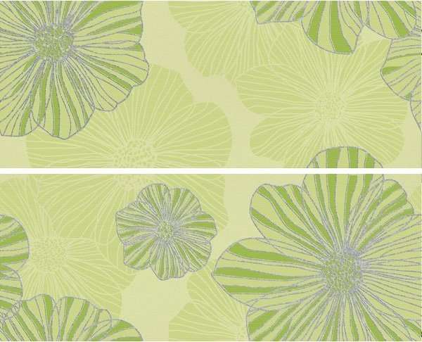 Панно Керлайф Splendida Verde Composition, цвет зелёный, поверхность глянцевая, прямоугольник, 402x505