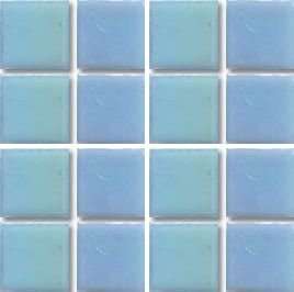 Мозаика Irida Glamour A10.111(1), цвет голубой, поверхность глянцевая, квадрат, 318x318