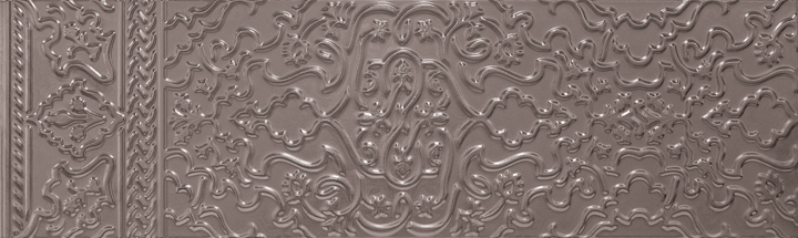 Декоративные элементы Aparici Glimpse Silver Halifa, цвет серый, поверхность глянцевая, прямоугольник, 298x996