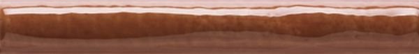 Бордюры Mainzu Torelo Calabria Tierra, цвет терракотовый, поверхность глянцевая, прямоугольник, 20x150