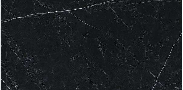 Керамогранит Ariostea Nero Marquinia Luc PL612547, цвет чёрный, поверхность полированная, прямоугольник, 600x1200
