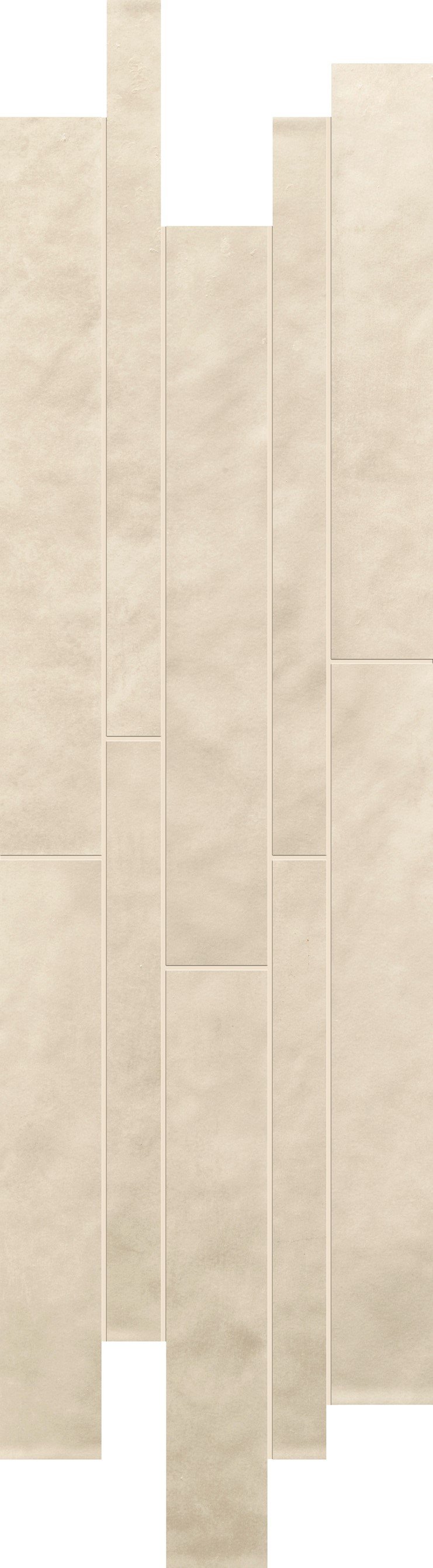 Декоративные элементы Love Tiles Ground Mureto Ribbon Cream, цвет бежевый, поверхность глазурованная, прямоугольник, 190x590