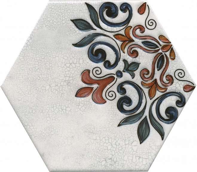Декоративные элементы Kerama Marazzi Макарена STG\A628\24001, цвет белый, поверхность глянцевая, прямоугольник, 200x231