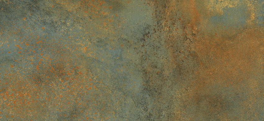 Широкоформатный керамогранит Caesar Relate Blaze AEGP, цвет оранжевый зелёный, поверхность натуральная, прямоугольник, 1200x2780