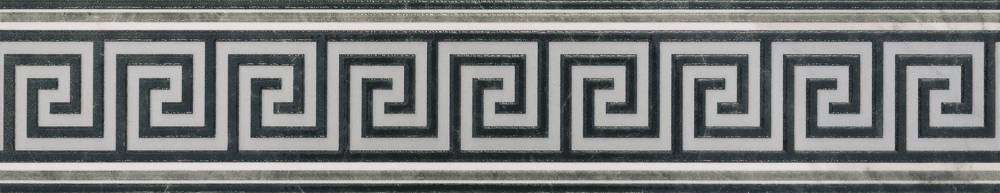 Бордюры Ricchetti Marble Boutique Listello Freddo Lux Ret, цвет серый, поверхность глянцевая, прямоугольник, 114x594