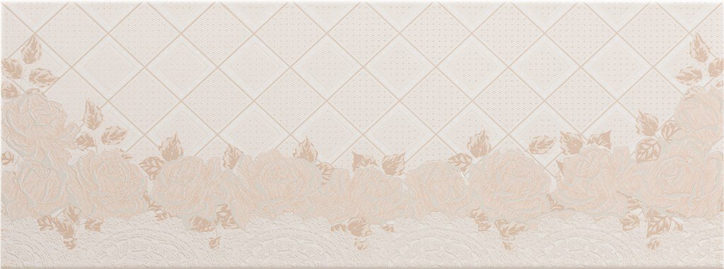 Керамическая плитка Mapisa Eden Garden Boiserie, цвет бежевый, поверхность глянцевая, прямоугольник, 225x607