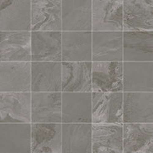 Мозаика Iris Liquid Stone Mud Mosaico 5 Antislip 868453, цвет серый, поверхность противоскользящая, квадрат, 300x300