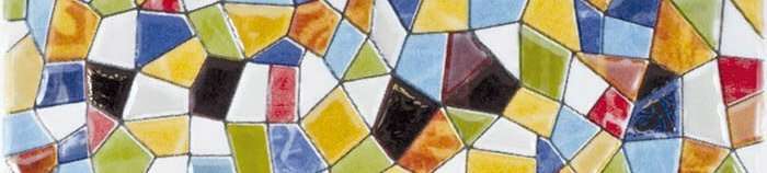 Бордюры Glazurker Catalonia Border, цвет разноцветный, поверхность глянцевая, прямоугольник, 45x200